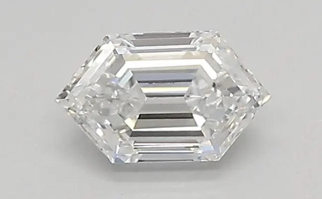 0.46ct D VS2 Long Hexagon (IGI)
