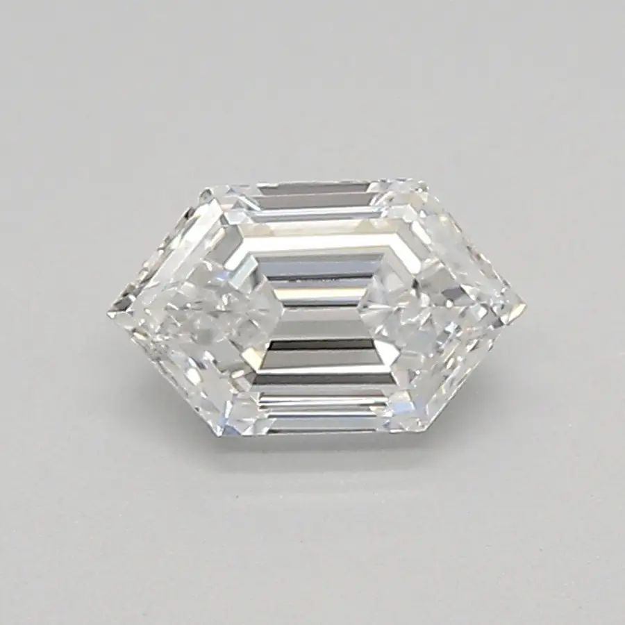 0.46ct D VS2 Long Hexagon (IGI)