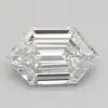 0.45ct D VS1 Long Hexagon (IGI), image 1