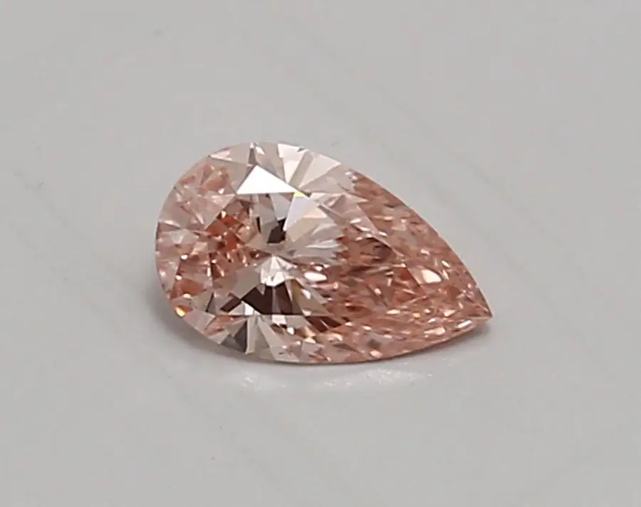 0.44ct FANCY VIVID  PINK VS2 Pear (IGI)