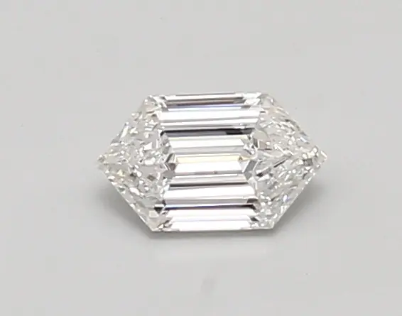 0.44ct D VS1 Long Hexagon (IGI)