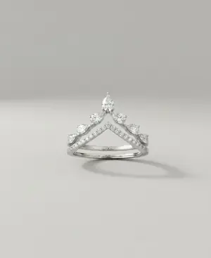 The Crescent Dewdrop Hoops