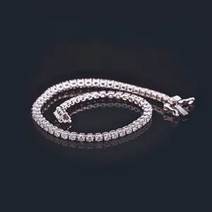 Round Cut LAB Diamond Tennis Bracelet