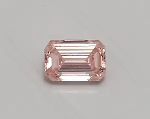 0.43ct FANCY VIVID  PINK VVS2 Emerald (IGI)