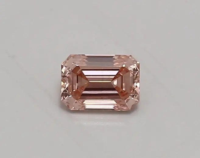0.43ct FANCY VIVID  PINK VS2 Emerald (IGI)