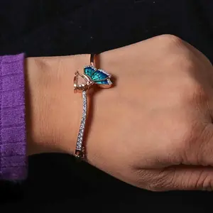 Butterfly Shape Lab Grown Diamond Bracelet