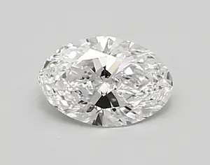 0.42ct D VVS2 Oval (IGI)