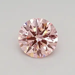0.41ct FANCY VIVID  PINK VVS2 Round (IGI)