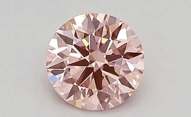 0.39ct FANCY VIVID  PINK VVS2 Round (IGI)