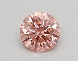 0.39ct FANCY VIVID  PINK VVS2 Round (IGI)