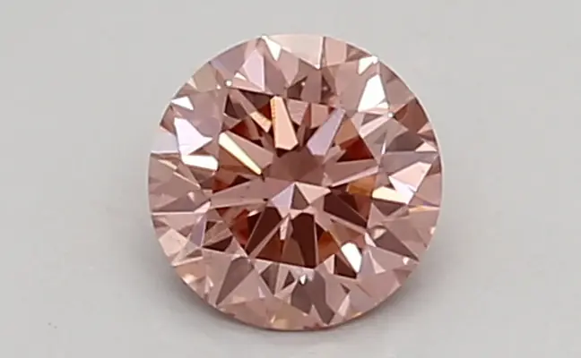 0.38ct FANCY VIVID  PINK VS2 Round (IGI)
