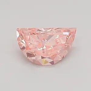 0.37ct FANCY VIVID  PINK VS1 Half Moon (IGI)