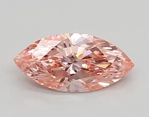 0.36ct FANCY VIVID  PINK VVS2 Marquise (IGI)