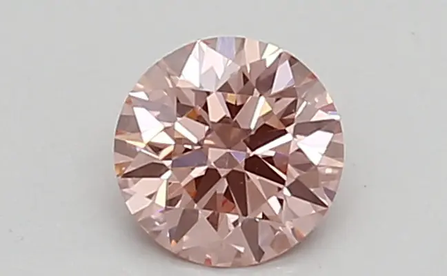0.36ct FANCY INTENSE  PINK VVS2 Round (IGI)