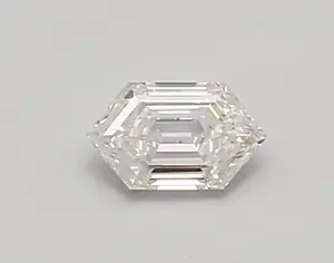0.36ct F VVS2 Long Hexagon (IGI)