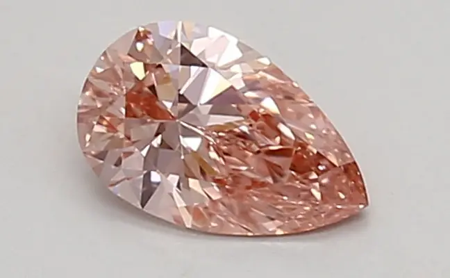 0.35ct FANCY VIVID  PINK VS1 Pear (IGI)