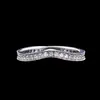Curved Pavé Lab Grown Diamond Wedding Ring, image 1