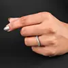 Curved Pavé Lab Grown Diamond Wedding Ring, image 2