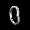 Curved Pavé Lab Grown Diamond Wedding Ring, image 3