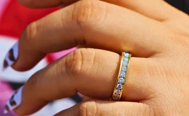 Classic Round Cut Lab Diamond Eternity Ring