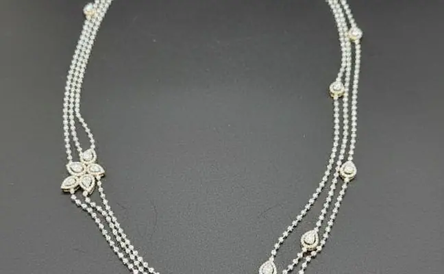 Celestial Cascade Diamond Necklace Set