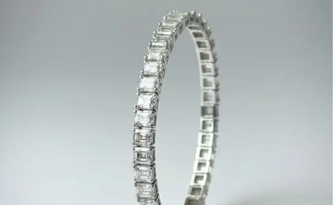 Emerald-Cut Eternity Tennis Bracelet