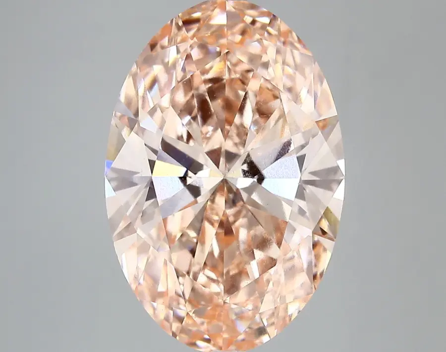 7.01ct FANCY INTENSE  PINK VS1 Oval (IGI)