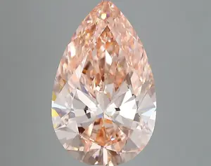 6.75ct FANCY VIVID  PINK VVS2 Pear (IGI)
