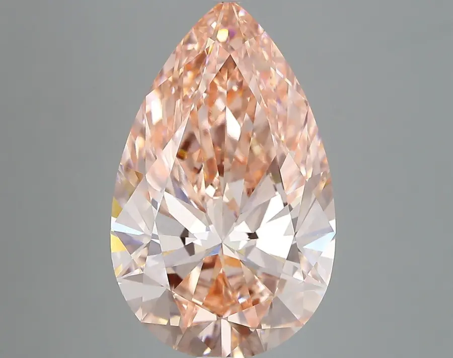 6.75ct FANCY VIVID  PINK VVS2 Pear (IGI)