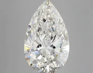6.57ct F VVS2 Pear (IGI)
