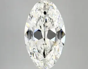 6.49ct F VVS2 Moval (IGI)