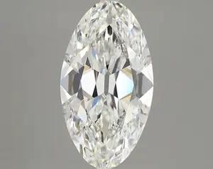 6.47ct F VVS2 Moval (IGI)
