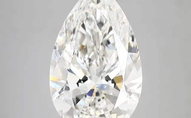 6.46ct F VS1 Pear (IGI)