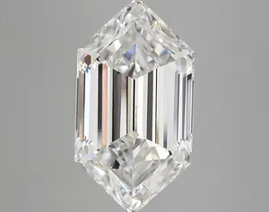 6.42ct E VVS2 Long Hexagon (IGI)