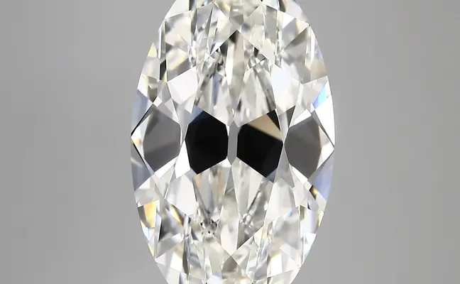 6.41ct F VVS2 Moval (IGI)