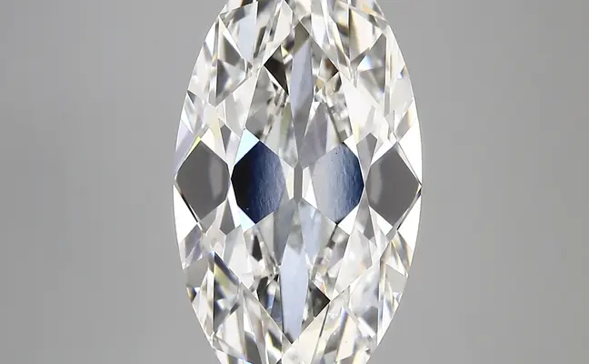 6.32ct F VVS2 Moval (IGI)