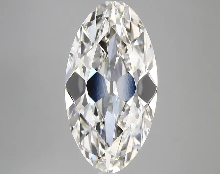 6.32ct F VVS2 Moval (IGI)