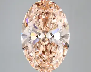 6.30ct FANCY INTENSE  PINK VVS2 Oval (IGI)