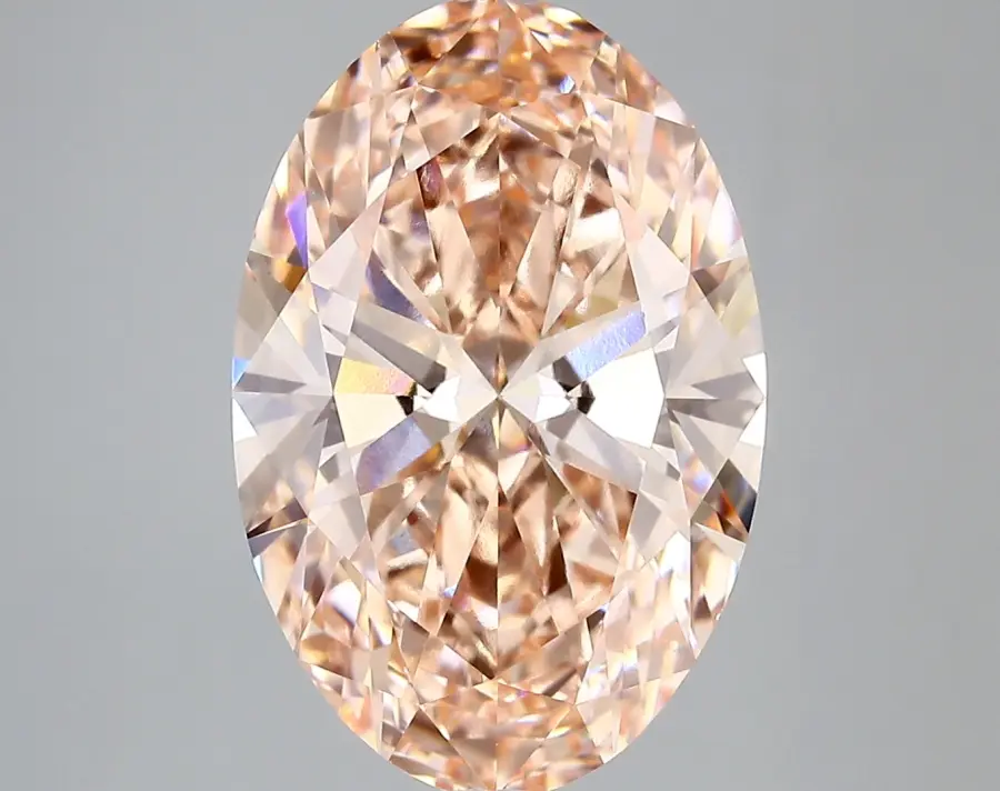 6.30ct FANCY INTENSE  PINK VVS2 Oval (IGI)
