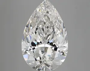 6.12ct F VVS2 Pear (IGI)