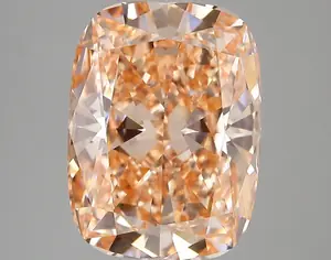 6.12ct FANCY VIVID  PINK VVS2 Cushion (IGI)