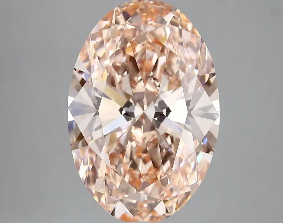 6.11ct FANCY INTENSE  PINK VS1 Oval (IGI)