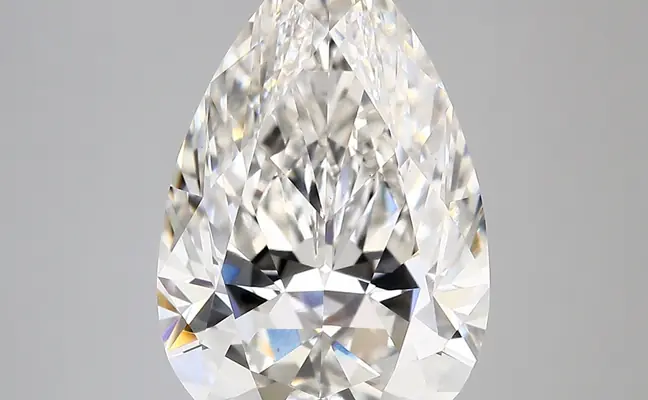 6.08ct F VVS2 Pear (IGI)