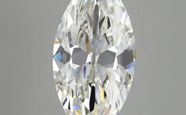 6.08ct F VVS2 Moval (IGI)