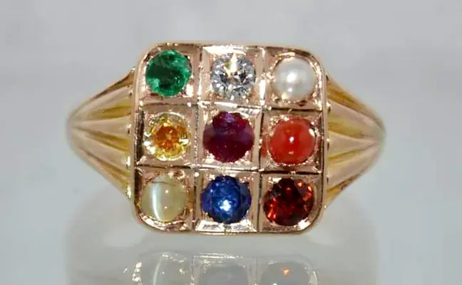 Navaratna Ring - 1 - CaratX Navaratna Ring Jewelry