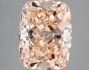 6.02ct FANCY VIVID  PINK VS1 Cushion (IGI)