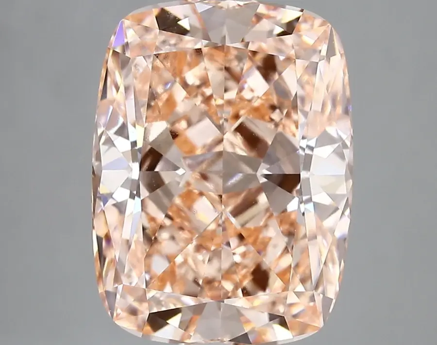 6.02ct FANCY VIVID  PINK VS1 Cushion (IGI)