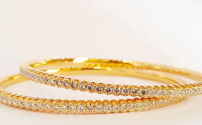 Diamond bangles -6