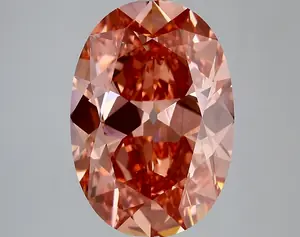 6.01ct FANCY VIVID  PINK VVS2 Oval Old Miner (IGI)