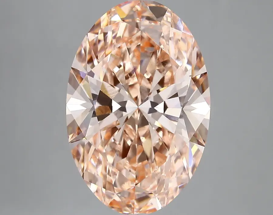 5.85ct FANCY VIVID  PINK VVS2 Oval (IGI)